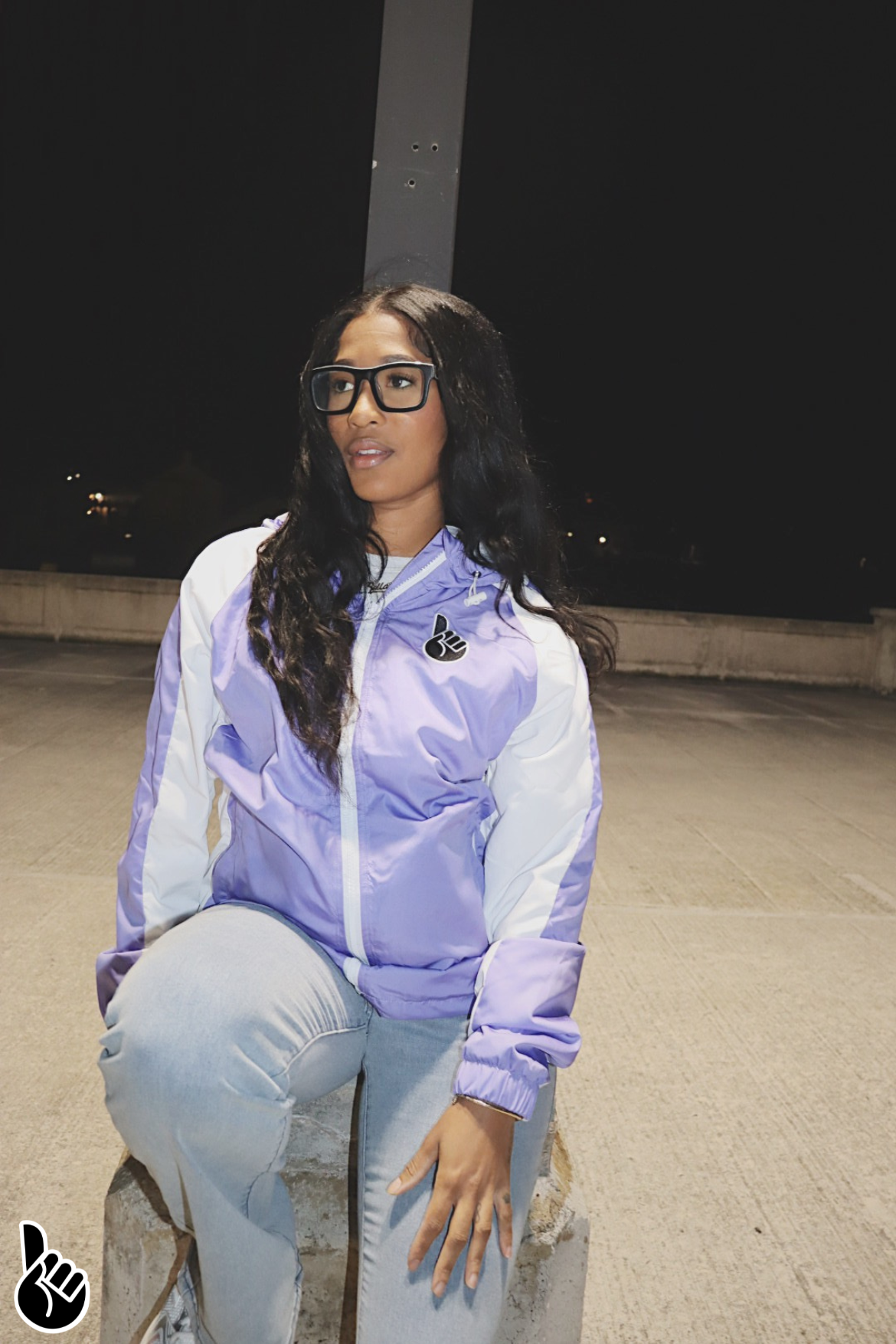 Upness Tech Windbreaker (Purple)