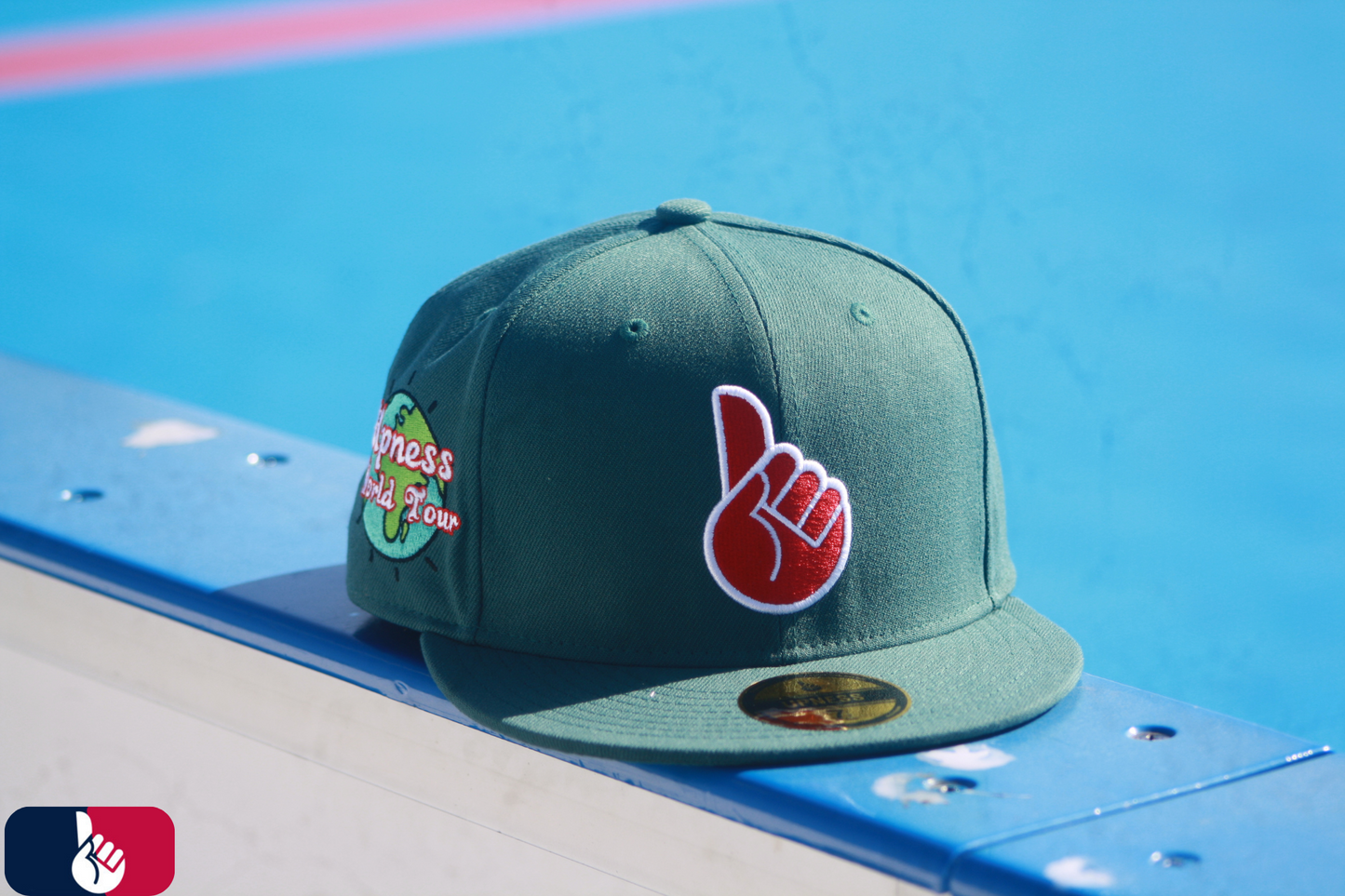 Upness World Tour Fitted (Green)