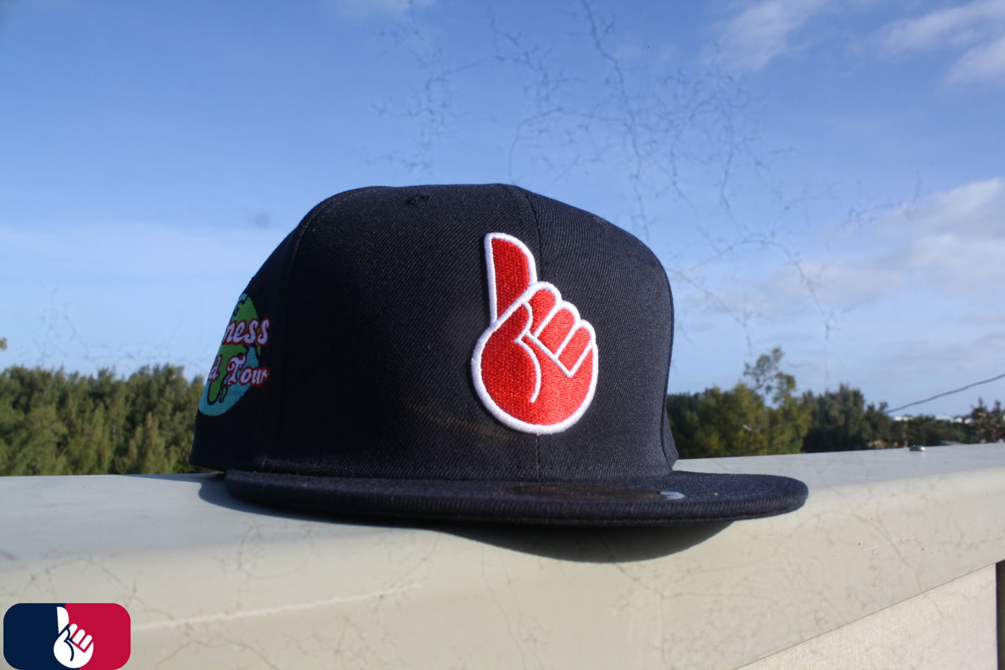 Upness World Tour Fitted (Blue)