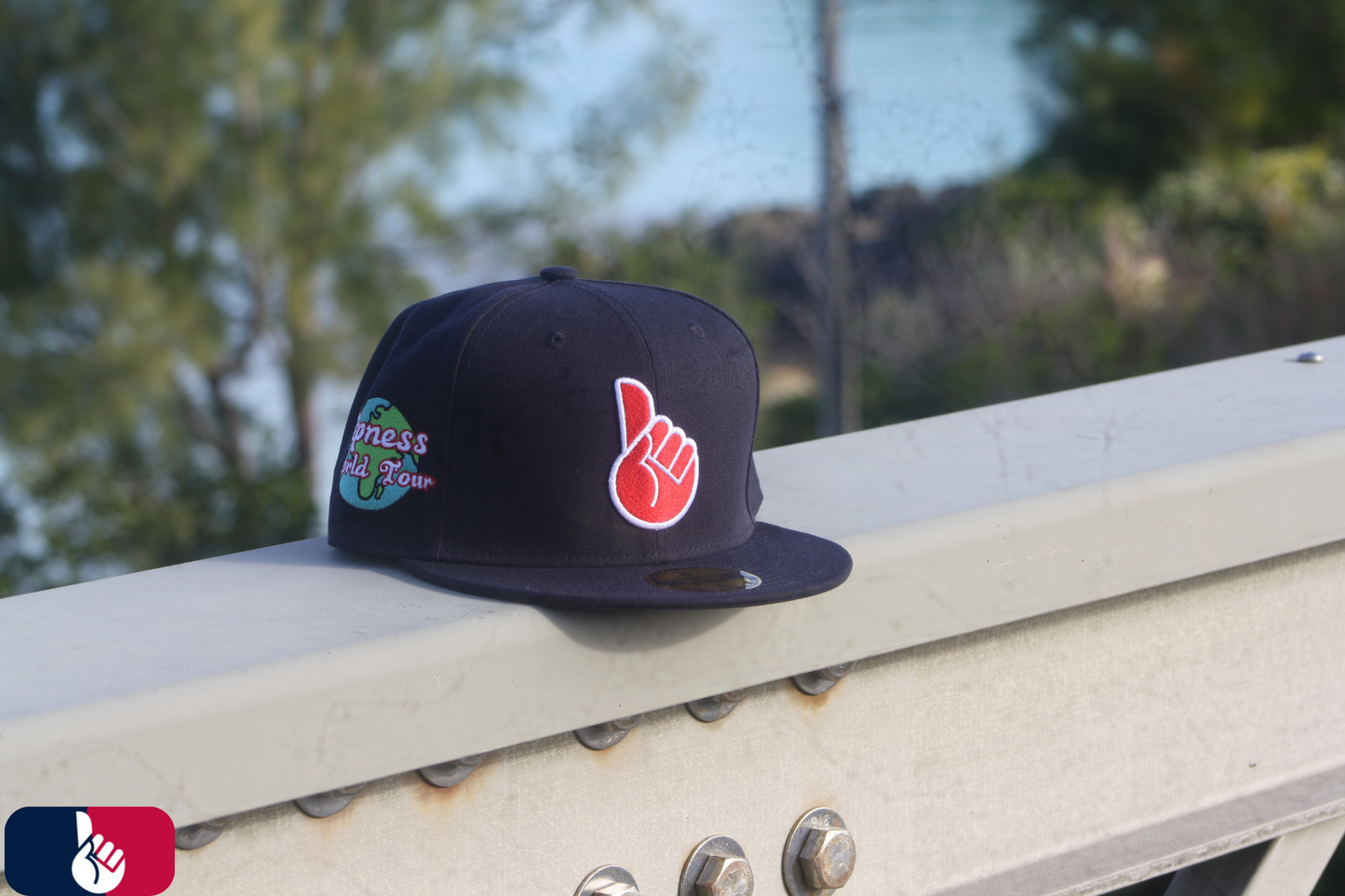 Upness World Tour Fitted (Blue)